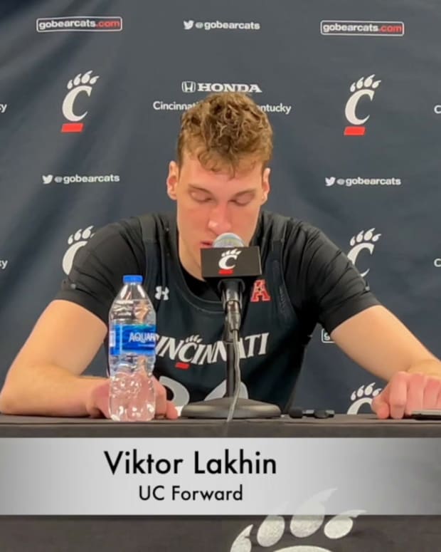 Wiktor Lakhin Houston Postgame